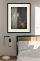 Abstract Moments In Time mockup framed 2