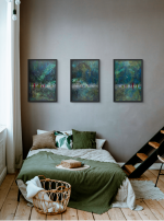 Majestic Skies framed