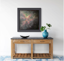 framed More Than All The Stars abstract